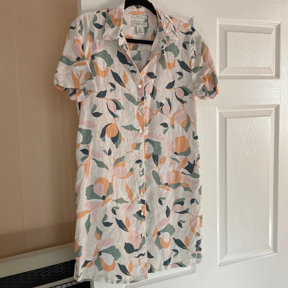 Very sweet casual linen dress!